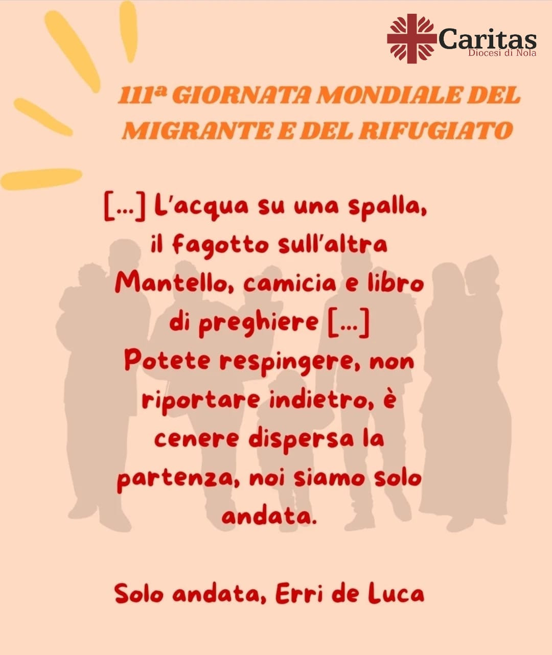 Giornata Mondiale del Migrante e del Rifugiato